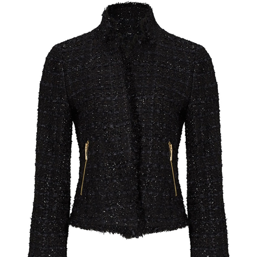 Kate Spade Black Tweed Blazer